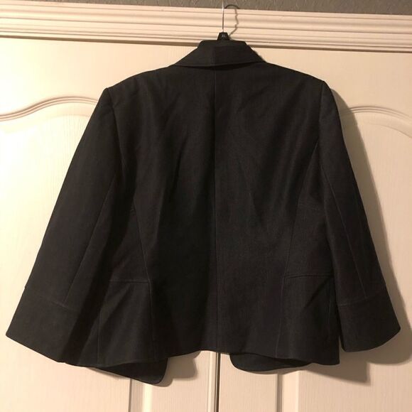 Alex Marie navy 1 button waist 3/4 sleeved blazer sz 16 - Picture 7 of 7